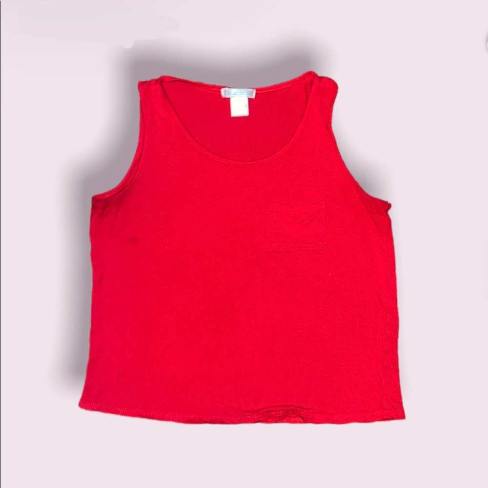 Kids red tank top